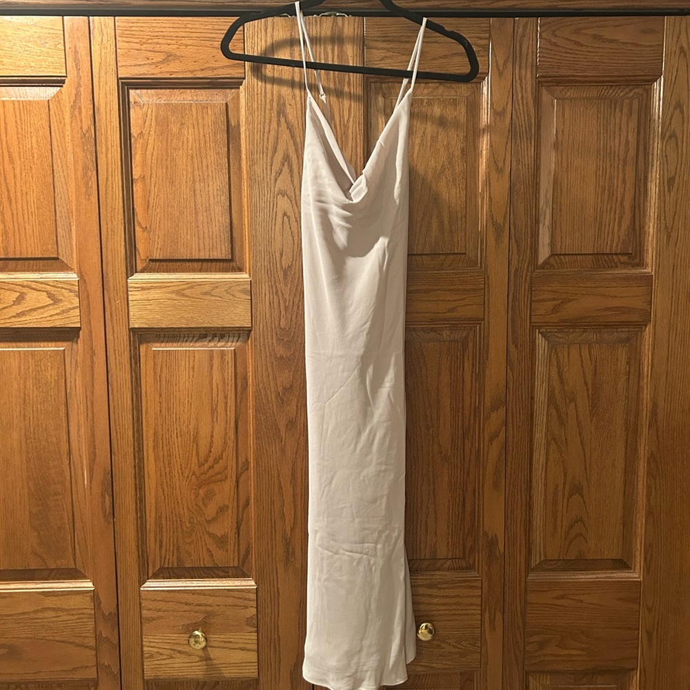 Show Me Your MuMu Cream Slip Dress